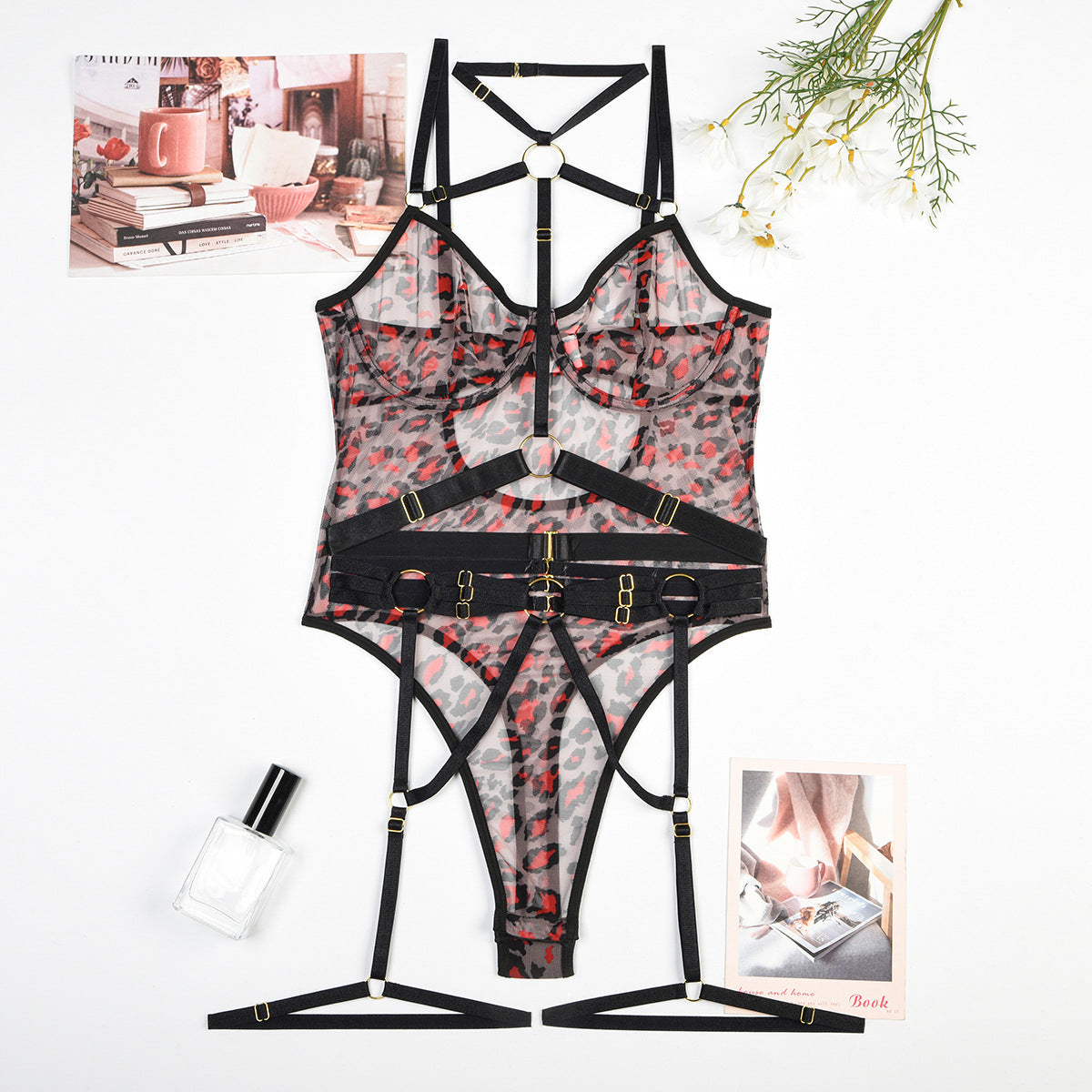 Body z kontrastowymi paseczkami na co dzień i okazje Roxine