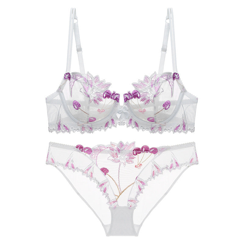 Zestaw bielizny koronkowej z haftem Aoiffe