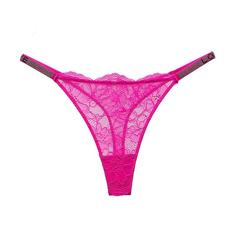 Stringi koronkowe z cyrkoniami na specjalne okazje Lovisa