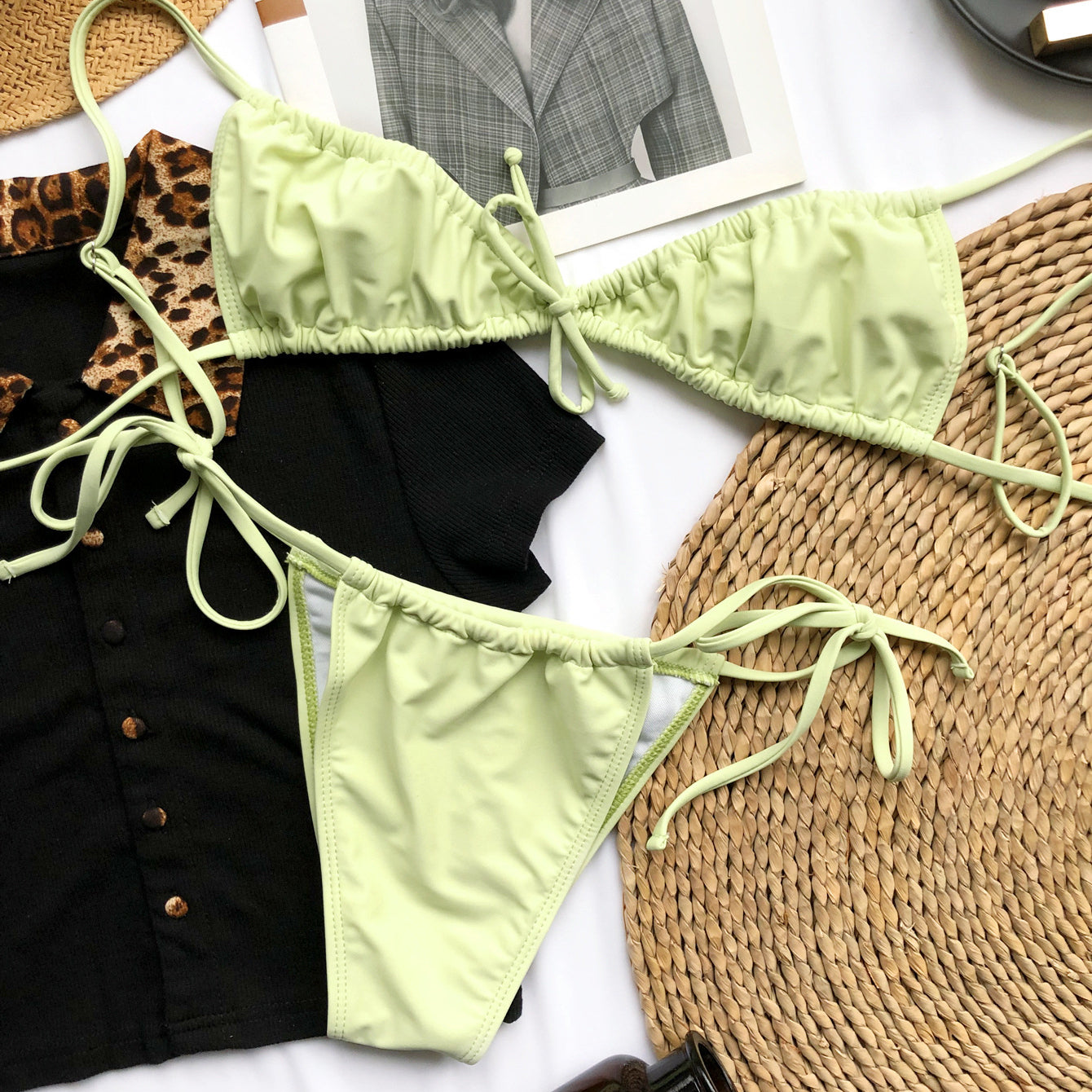 Bikini wiązane na plażę i do pływania Kamillah