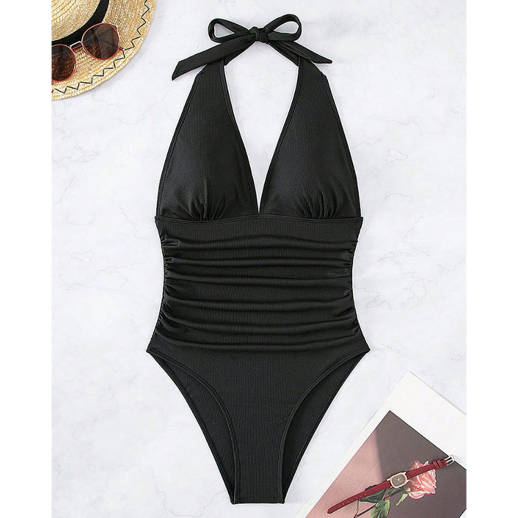 Kostium kąpielowy zakładany na szyję na plażę i basen Georgann