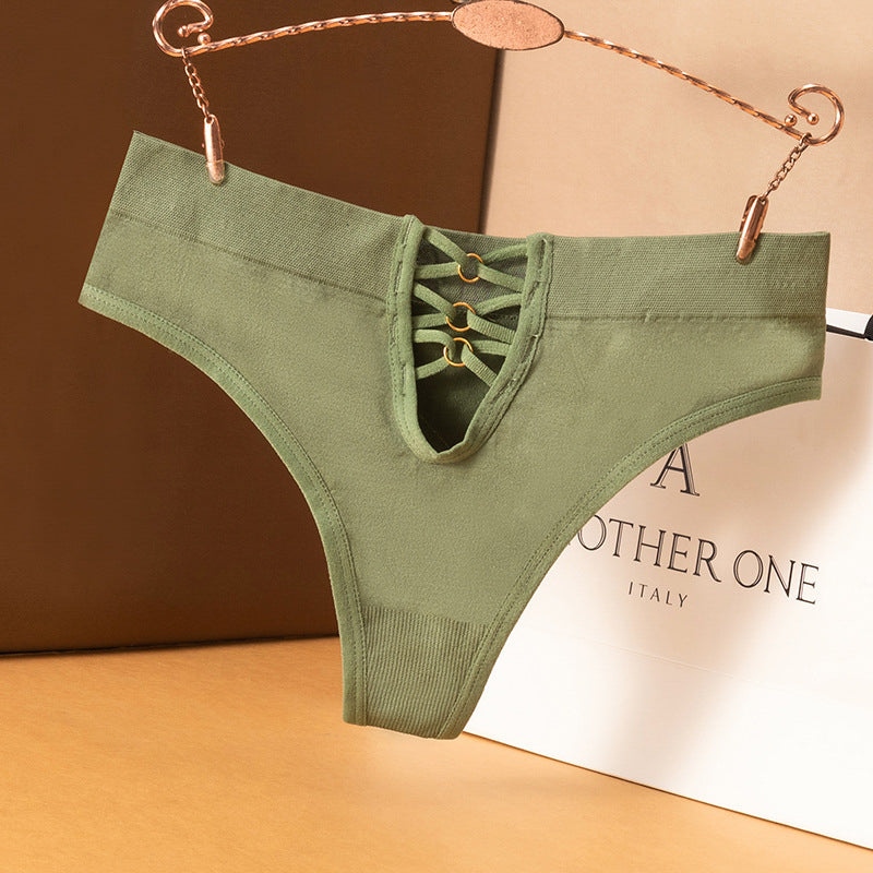 Tangi sportowe z wycięciem do ćwiczeń Denae