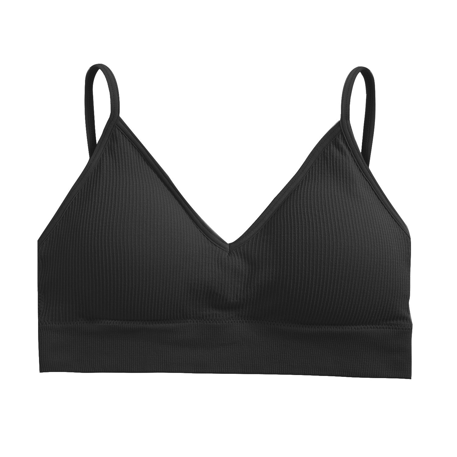 Braletka prążkowana elastyczna na co dzień Fatlinda