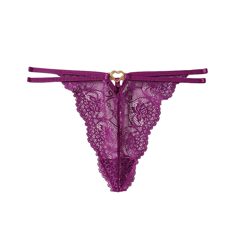 Stringi koronkowe z cienkim paseczkiem Brittni