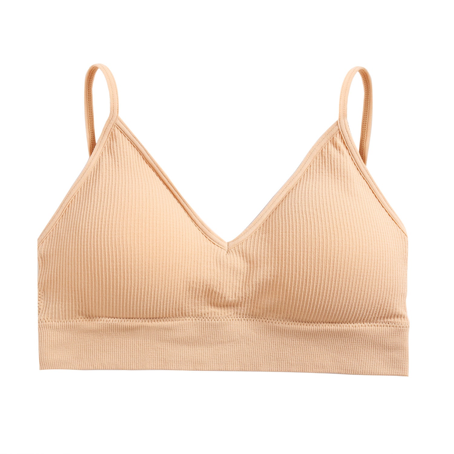 Braletka prążkowana elastyczna na co dzień Fatlinda