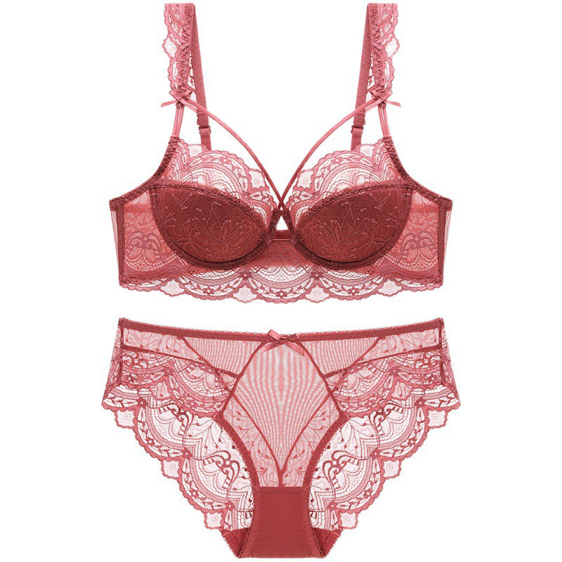 Zestaw bielizny koronkowej z figami regulowanymi Birga