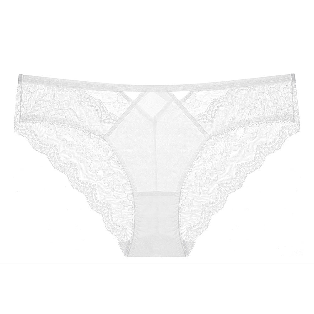 Koronkowe majtki ażurowe przewiewne na co dzień i specjalne okazje Evon