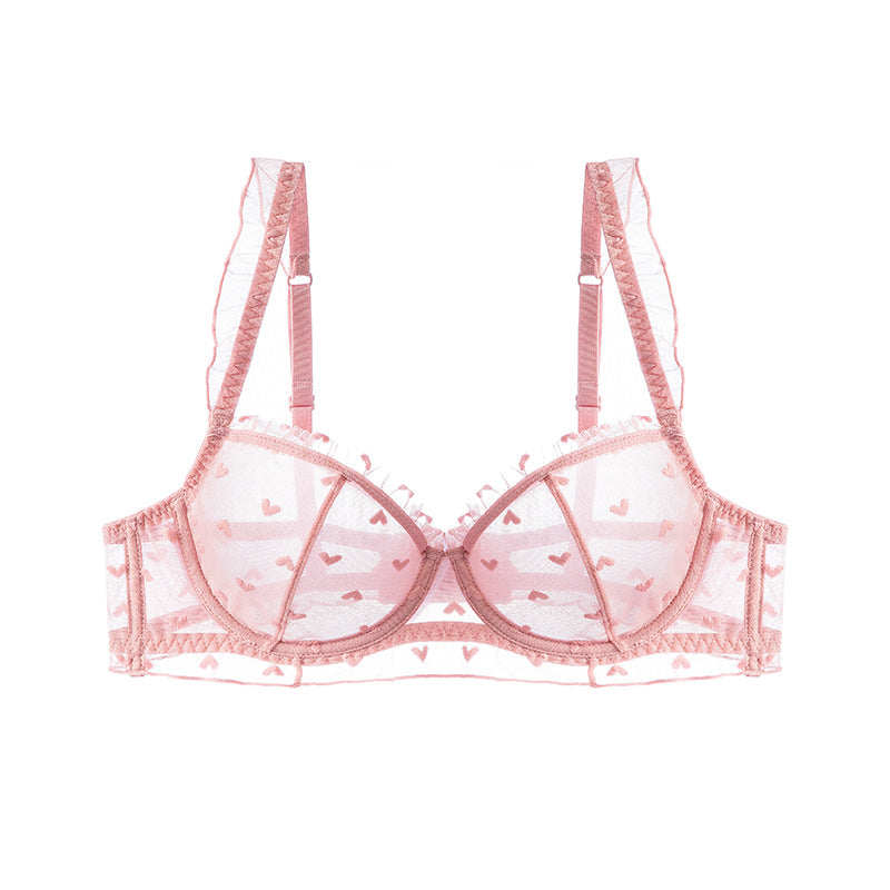 Biustonosz z fiszbinami z delikatnej siateczki Roshni