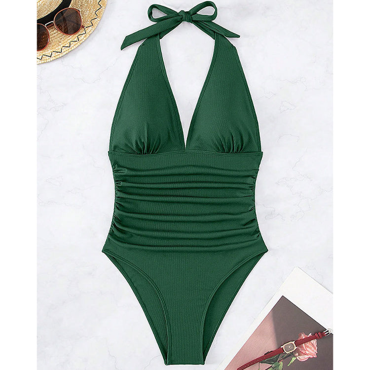 Kostium kąpielowy zakładany na szyję na plażę i basen Georgann