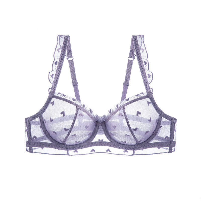 Biustonosz z fiszbinami z delikatnej siateczki Roshni