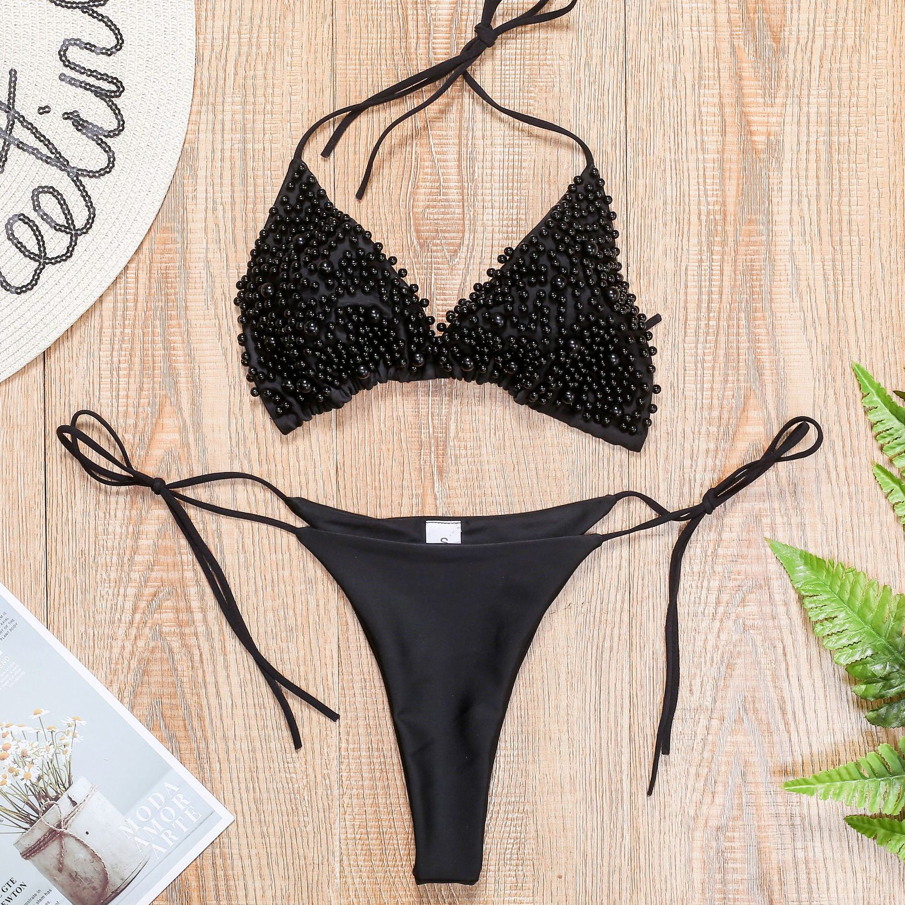 Bikini wiązane regulowane na plażę i basen Gorana