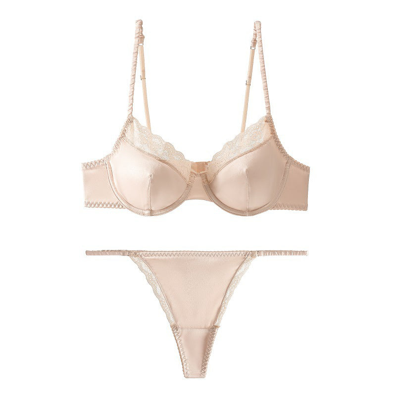 Komplet bielizny koronkowej z eleganckimi detalami Ethelyn