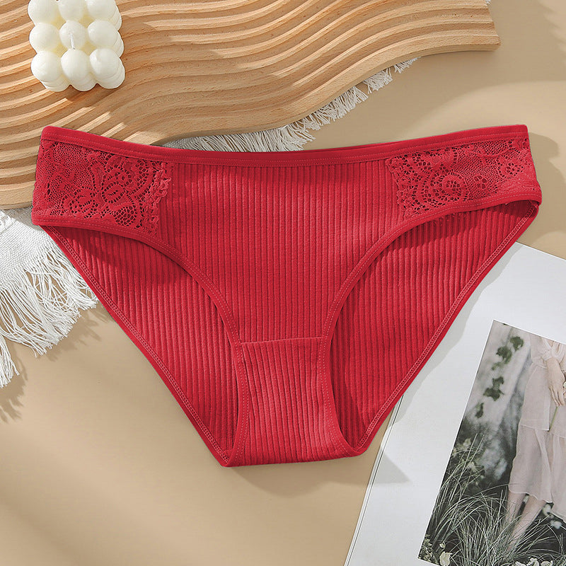 Figi koronkowe z elastycznego materiału na co dzień i okazje Dafni