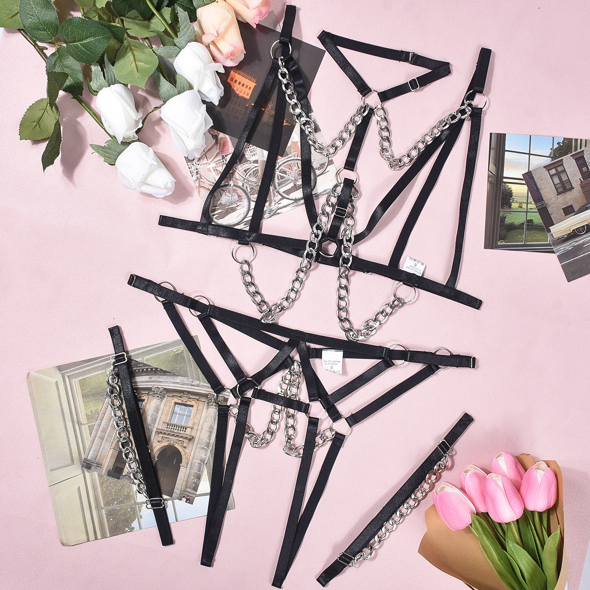 Bielizna z paseczków z odważnym designem Jaquelyn