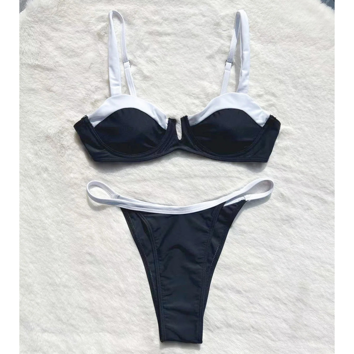 Strój kąpielowy dwuczęściowy push-up plażowy Feiga