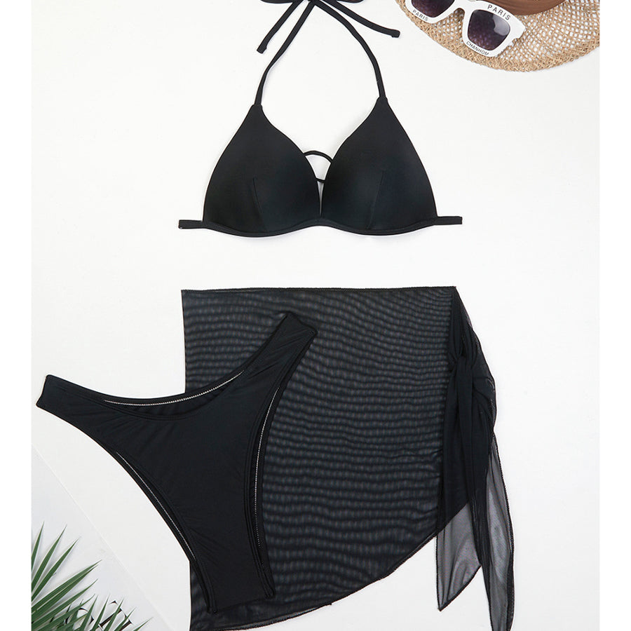 Bikini z pareo na plażę i basen Gretta