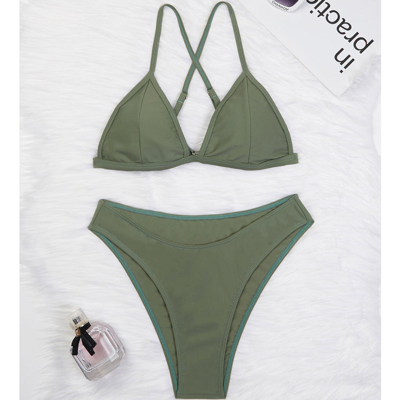 Bikini usztywniane z figami plażowe odporne na słońce i wodę Cassondra