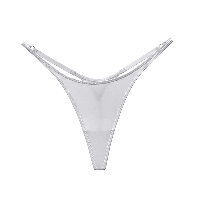 Stringi biodrówki z delikatnych materiałów niewidoczne pod ubraniem Viole