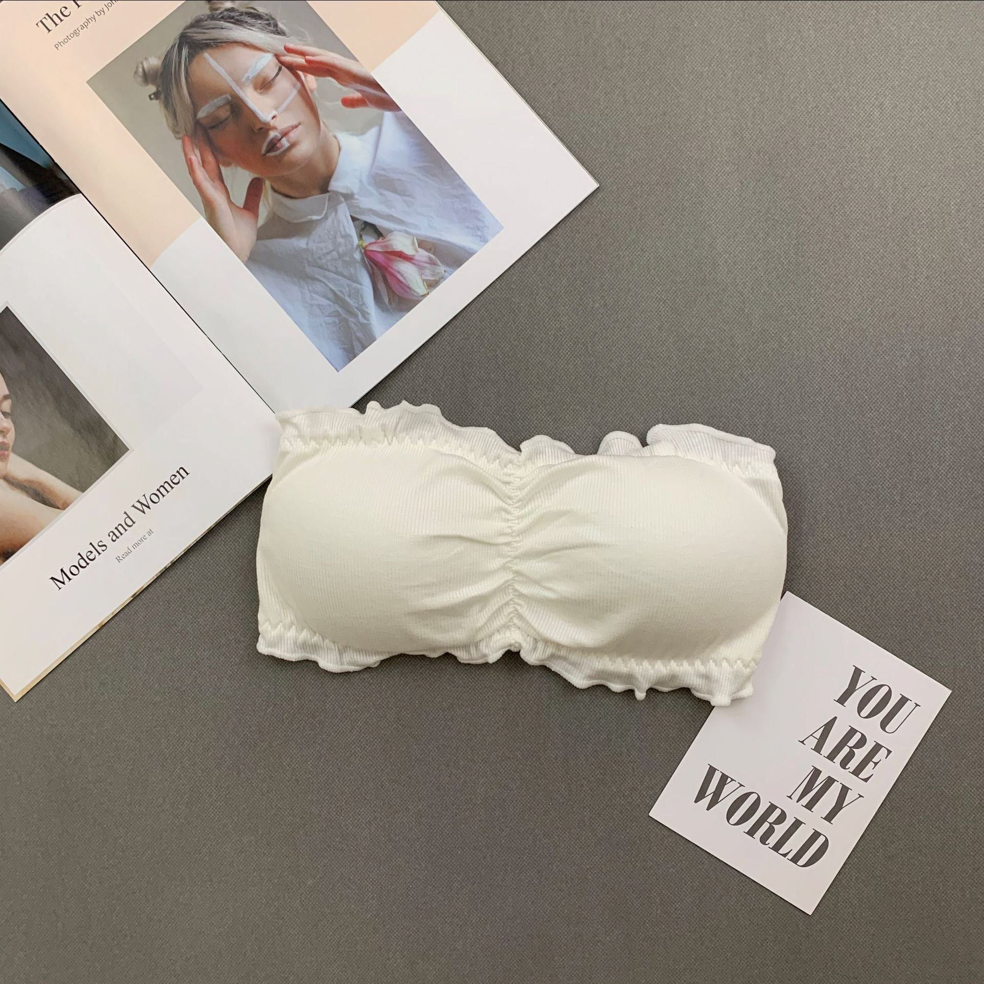 Biustonosz bez ramiączek uniwersalny dopasowanie i wsparcie Maybelle