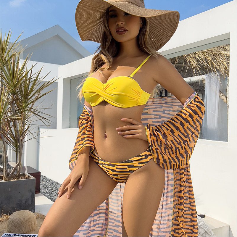 Dwuczęściowy strój kąpielowy z usztywnieniem na plażę Rosio