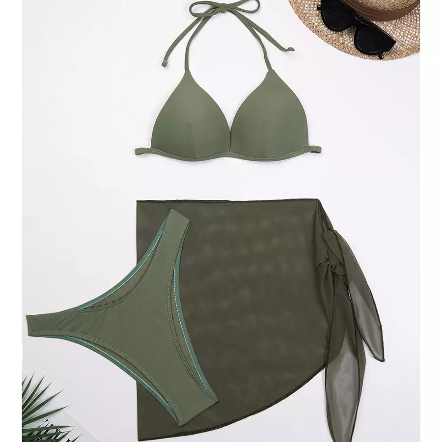 Bikini z pareo na plażę i basen Gretta