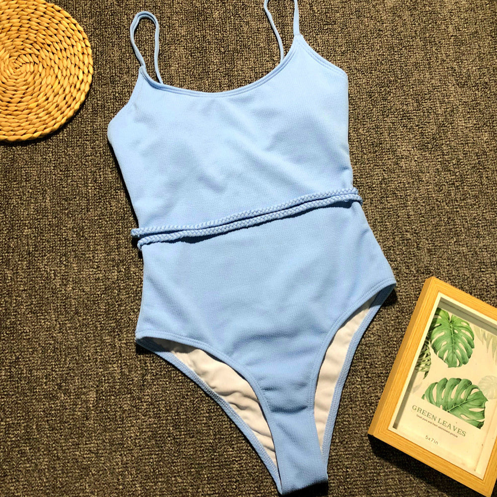 Jednoczęściowy strój kąpielowy taliowany na plażę Willa