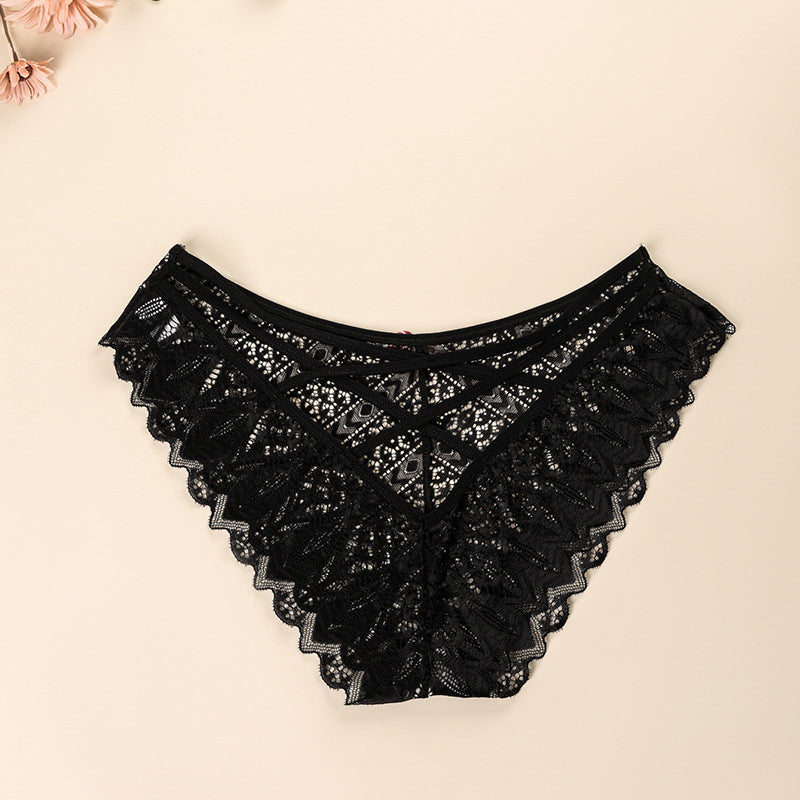 Brazyliany koronkowe z elastycznymi paskami na co dzień i specjalne okazje Razan