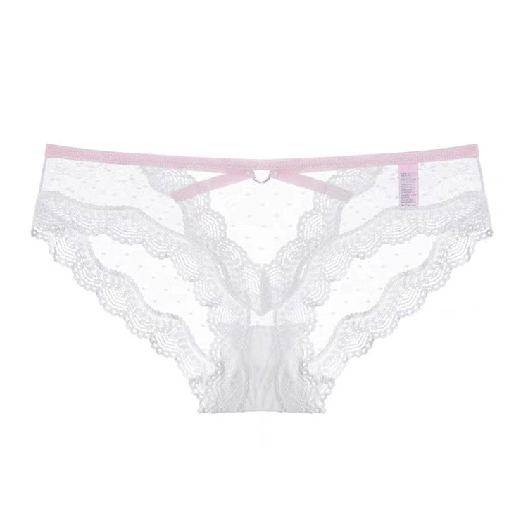 Majtki ażurowe z wycięciem na romantyczny wieczór Nailya