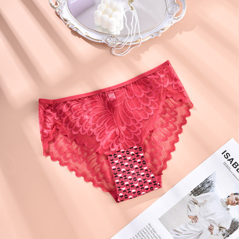 Figi z koronką klasyczny krój dla codziennej elegancji Erike