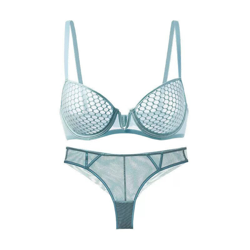 Komplet bielizny z motywem plastra miodu Cacilie