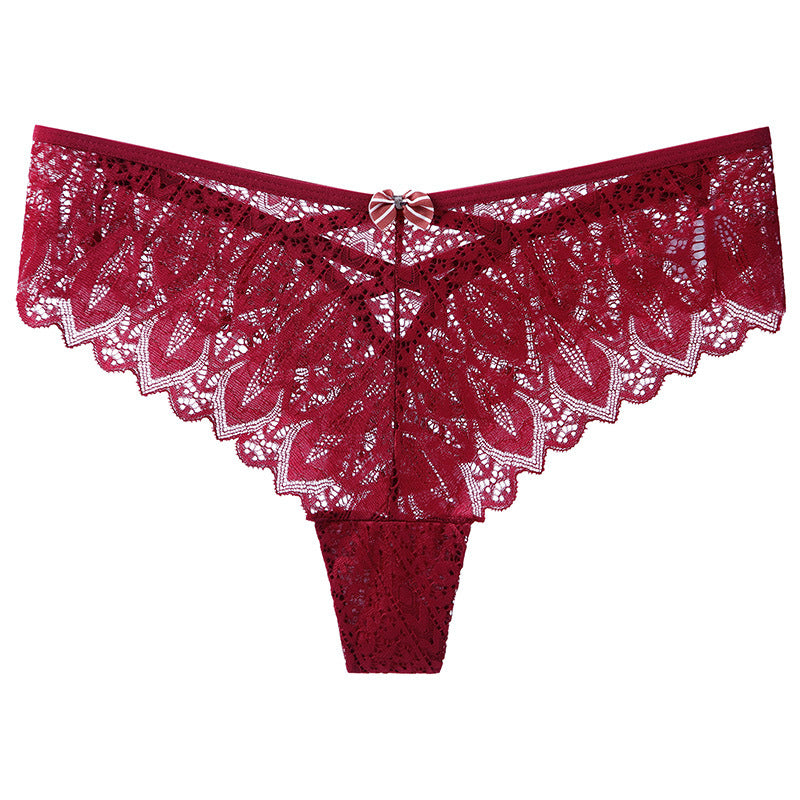 Figi koronkowe z kokardką na specjalne okazje Wita