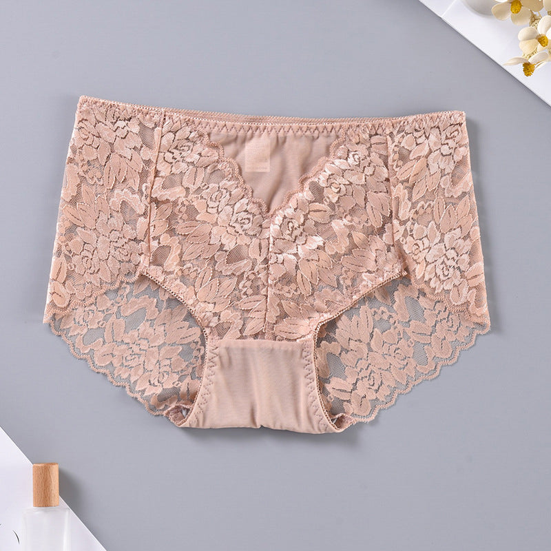 Majtki koronkowe z pełnym tyłem eleganckie Heidine