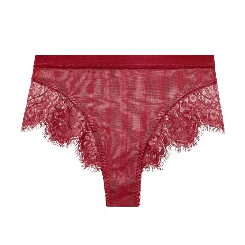 Koronkowe figi z przewiewnego materiału na co dzień Arendien