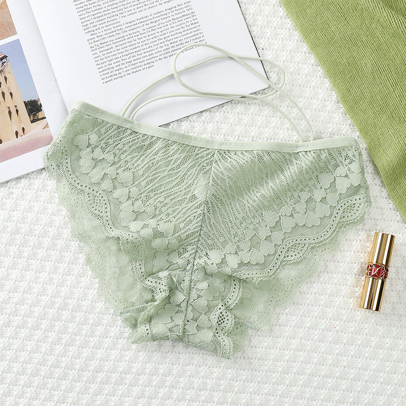 Figi koronkowe z paskami na co dzień i na specjalne okazje Milou