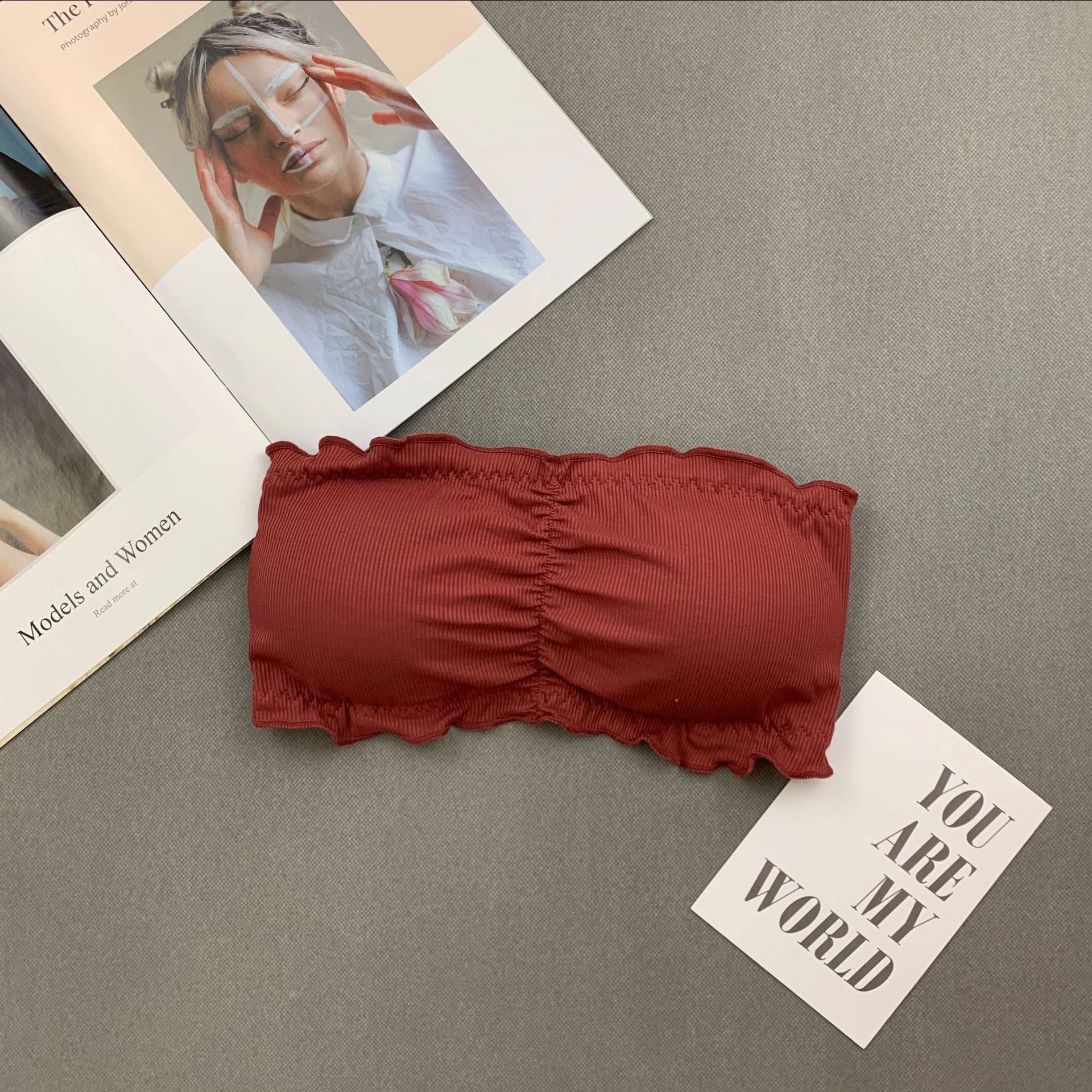 Biustonosz bez ramiączek uniwersalny dopasowanie i wsparcie Maybelle