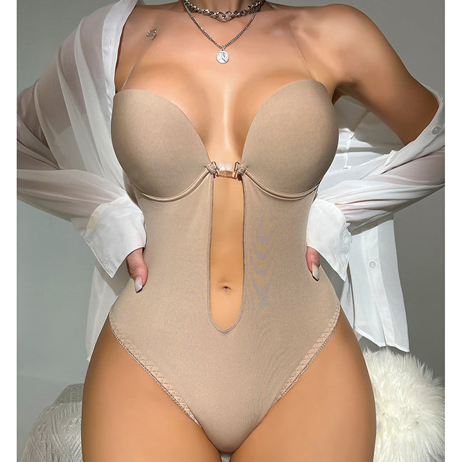 Body bezszwowe z dekoltem na wieczorne wyjścia Jeronima