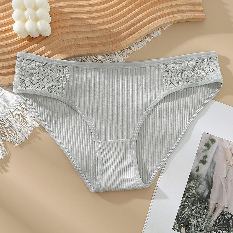 Figi koronkowe z elastycznego materiału na co dzień i okazje Dafni