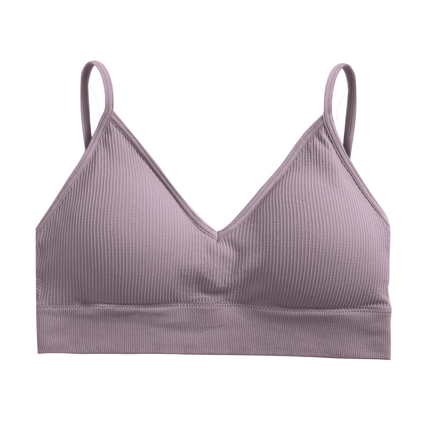 Braletka prążkowana elastyczna na co dzień Fatlinda