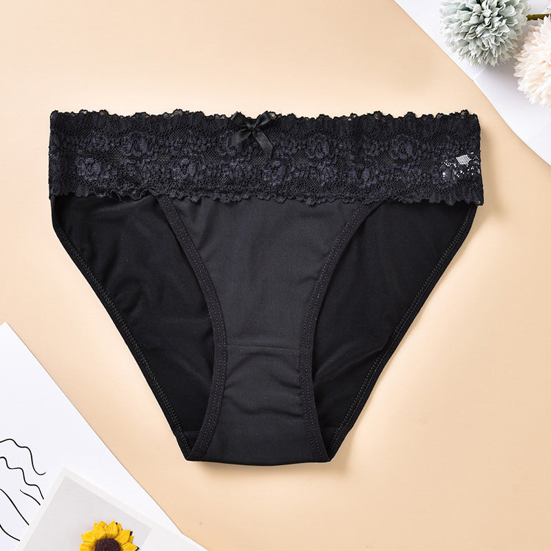 Figi koronkowe z elastycznego materiału Santoshi