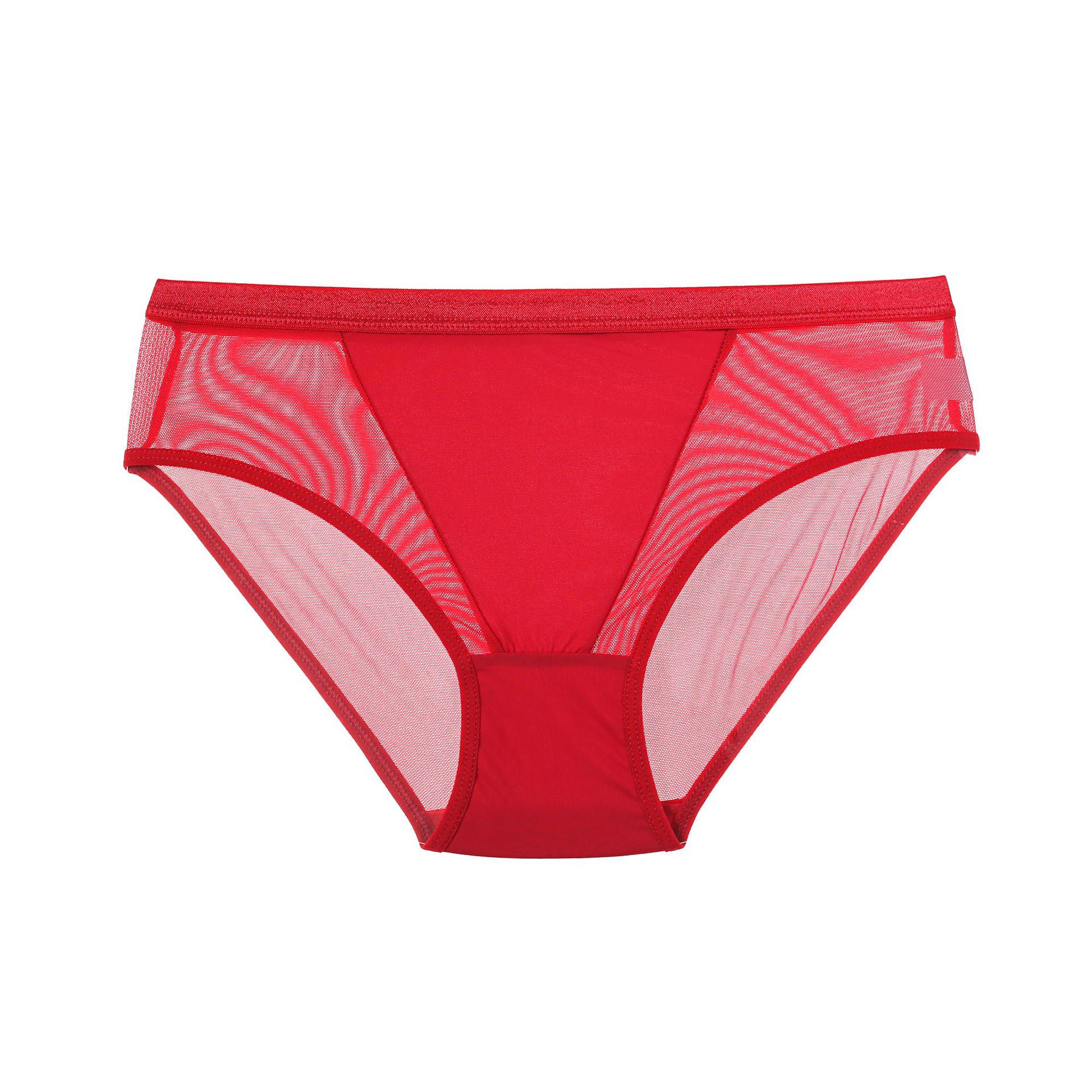 Majtki z przezroczystym klinem na co dzień Malve