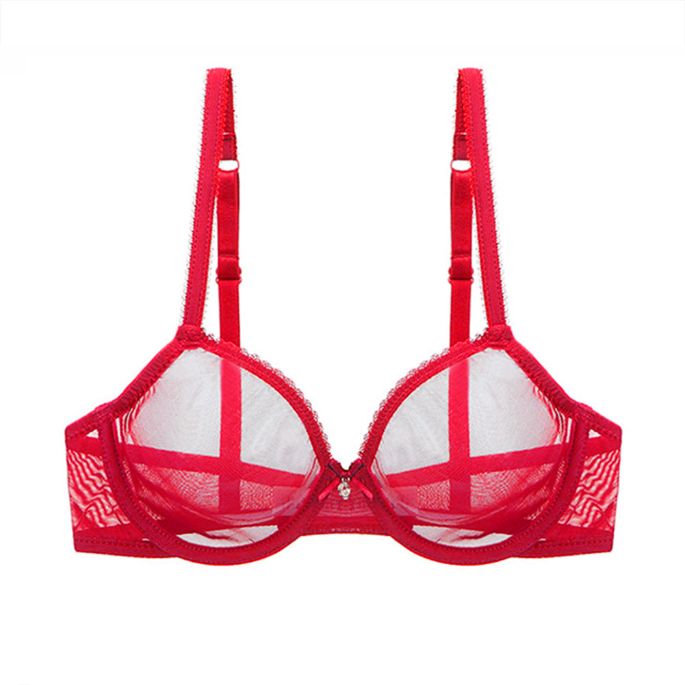 Biustonosz z siateczki z delikatnymi detalami Gunhilde