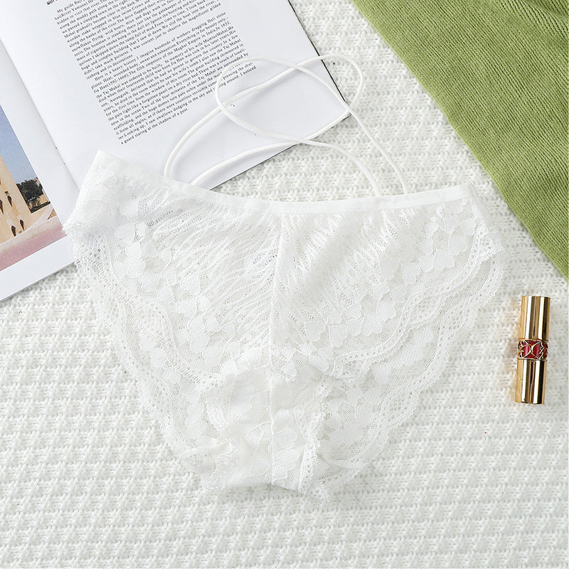 Figi koronkowe z paskami na co dzień i na specjalne okazje Milou