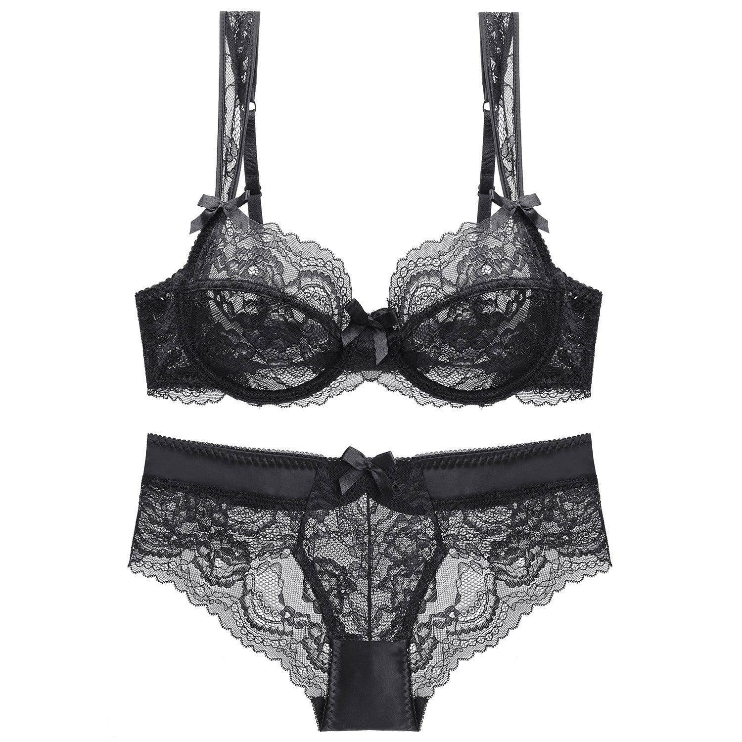 Komplet bielizny z koronki na romantyczne wieczory Eirini