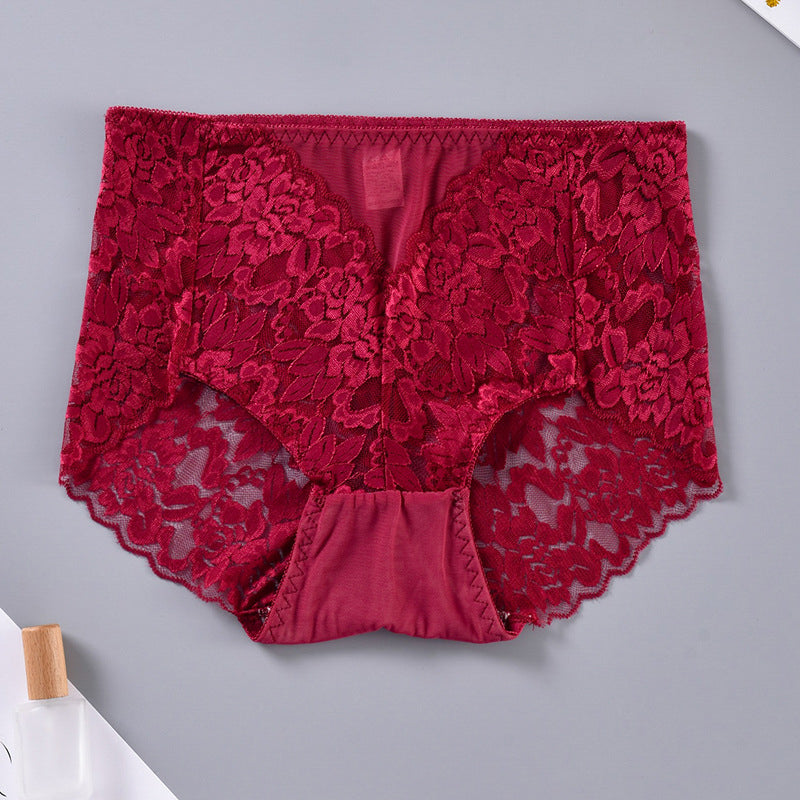 Majtki koronkowe z pełnym tyłem eleganckie Heidine