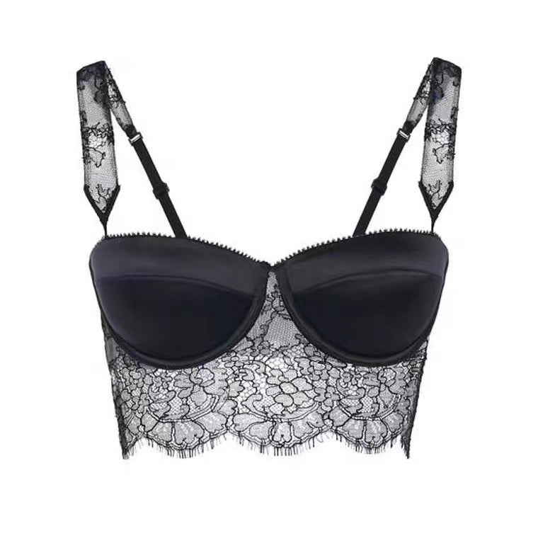 Braletka z koronką i regulowanymi ramiączkami Wava