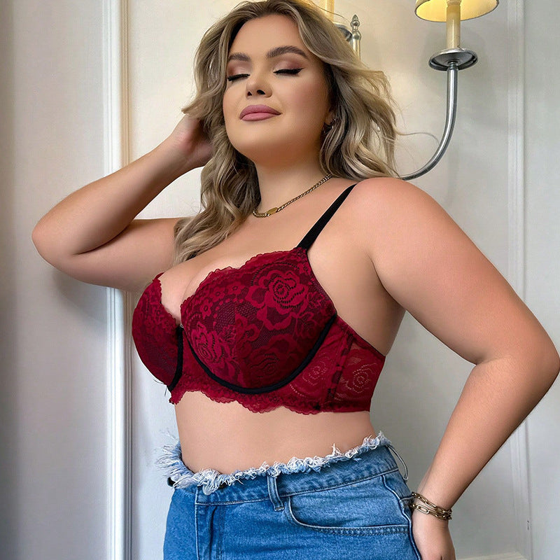 Biustonosz koronkowy plus size z wsparciem Sofieke