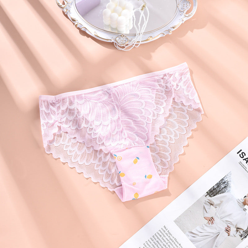 Figi z koronką klasyczny krój dla codziennej elegancji Erike