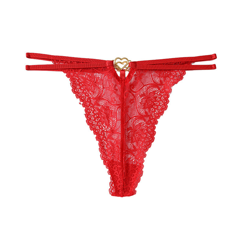 Stringi koronkowe z cienkim paseczkiem Brittni