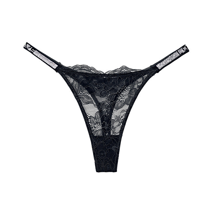 Stringi koronkowe z cyrkoniami na specjalne okazje Lovisa