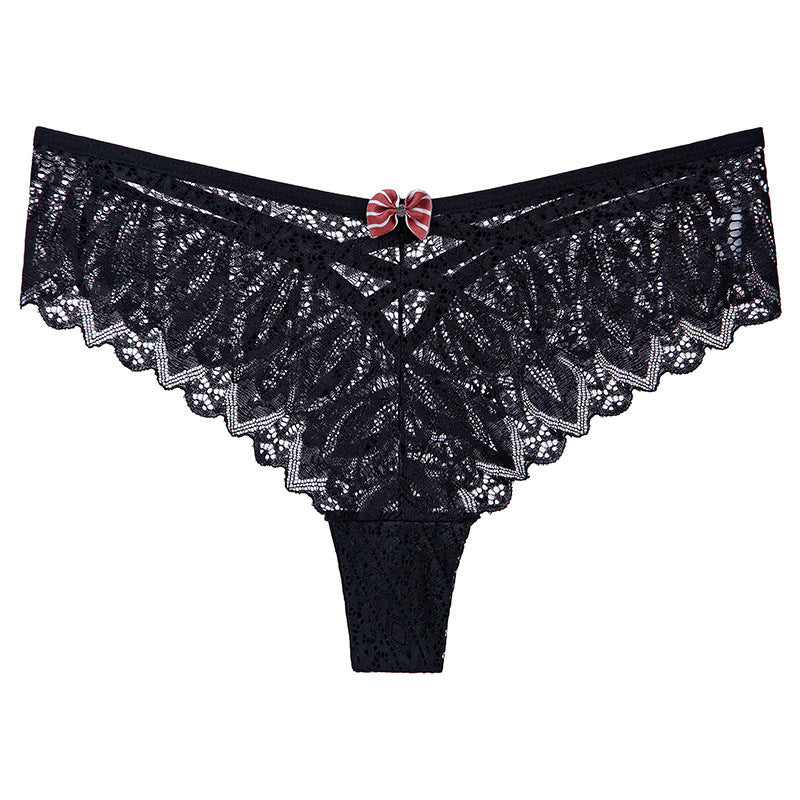 Figi koronkowe z kokardką na specjalne okazje Wita